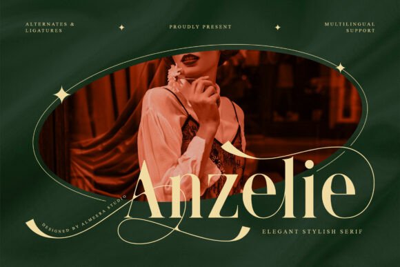 Anzelie: A Serif Font That Elevates Brand Campaigns