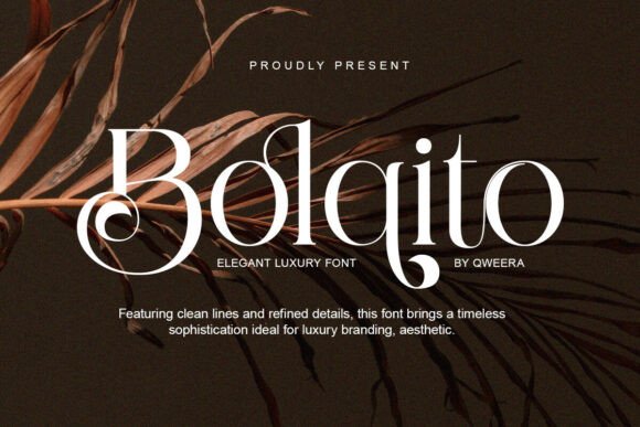 Bolqito: A Serif Font for Premium Branding