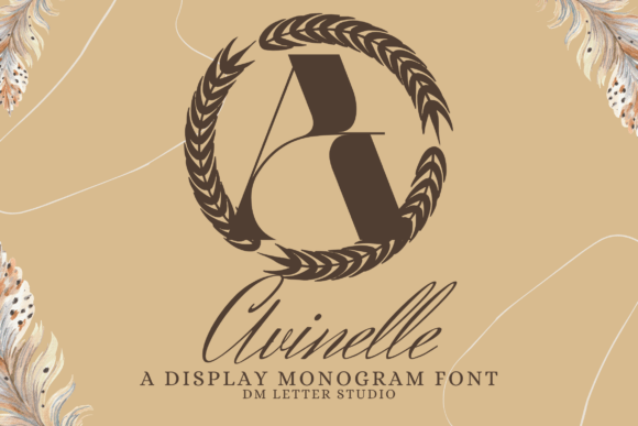 Boost Your Brand with Avinelle Monogram Font