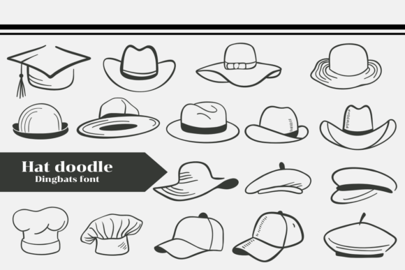 Boost Your Brand with the Right Font: Hat Doodle