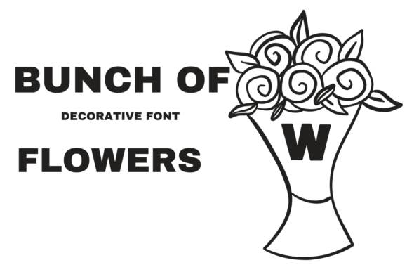 Bunch of Flowers: A Decorative Font for Digital Branding