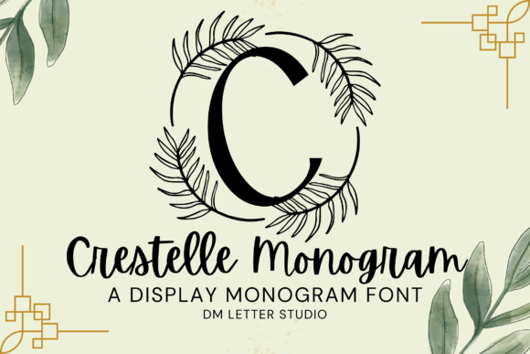 Crestelle Monogram: A Font That Elevates Brand Identity