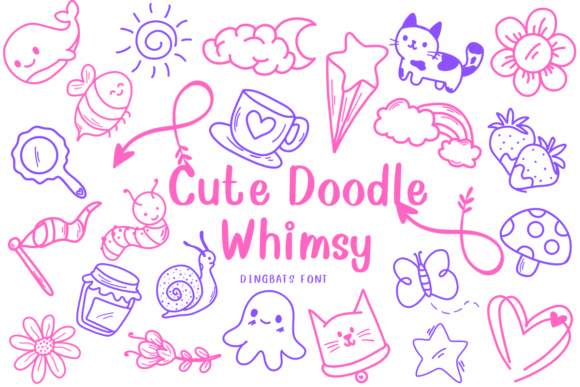 Cute Doodle Whimsy Font for Creative Branding