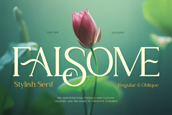 Falsome: A Serif Font That Elevates Branding with Timeless Elegance
