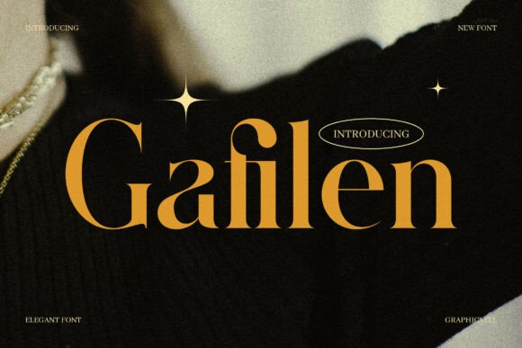 Gafilen: A Serif Font That Elevates Your Brand