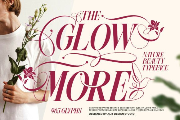 Glow More: A Serif Font That Elevates Your Brand