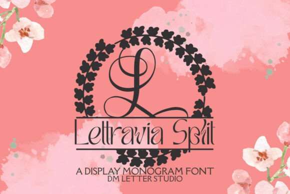 Lettravia Split Monogram: A Font That Speaks in Style