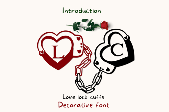 Love Lock Cuffs: A Font for Editorial Expression