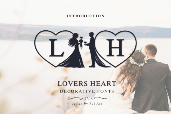 Lovers Heart Monogram: A Font for Love and Craft