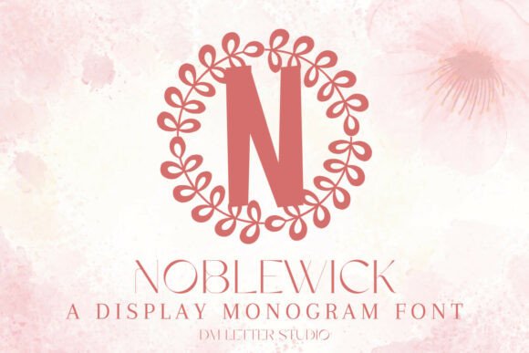 Noblewick Monogram Font for Web Design