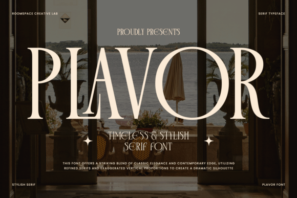 Plavor: A Serif Font That Elevates Brand Campaigns