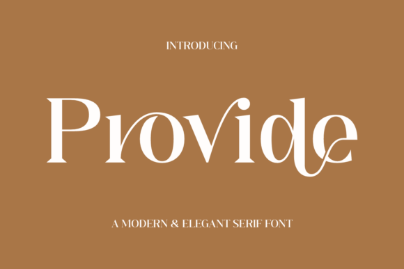 Provide: A Serif Font That Elevates Editorial Design