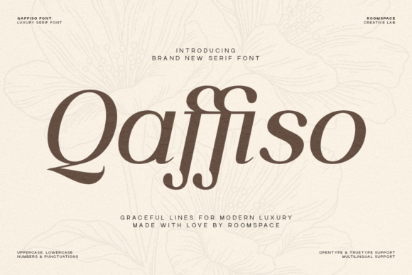 Qaffiso: The Font That Elevates Your Campaigns