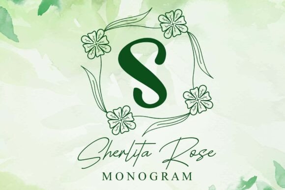 Sherlita Rose Monogram: A Decorative Font for Refined Web Design