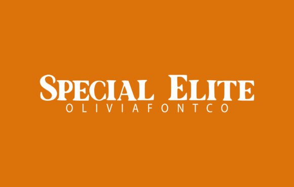 Special Elite: A Serif Font for Editorial Elegance
