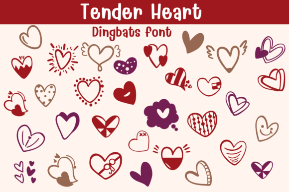 Tender Heart Font for Handmade Creators