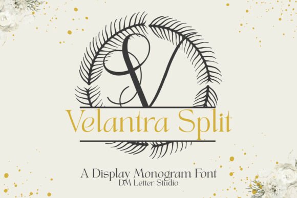 Velantra Split Monogram: A Font for Modern Branding and Digital Impact