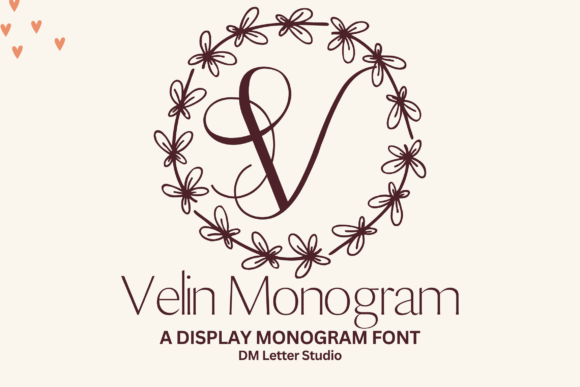 Velin Monogram: A Serif Font for Confident Branding
