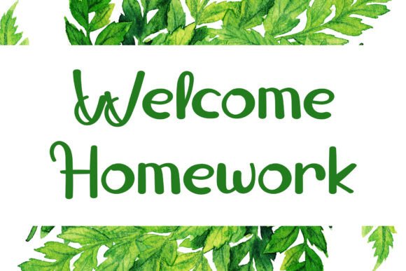 Welcome Homework